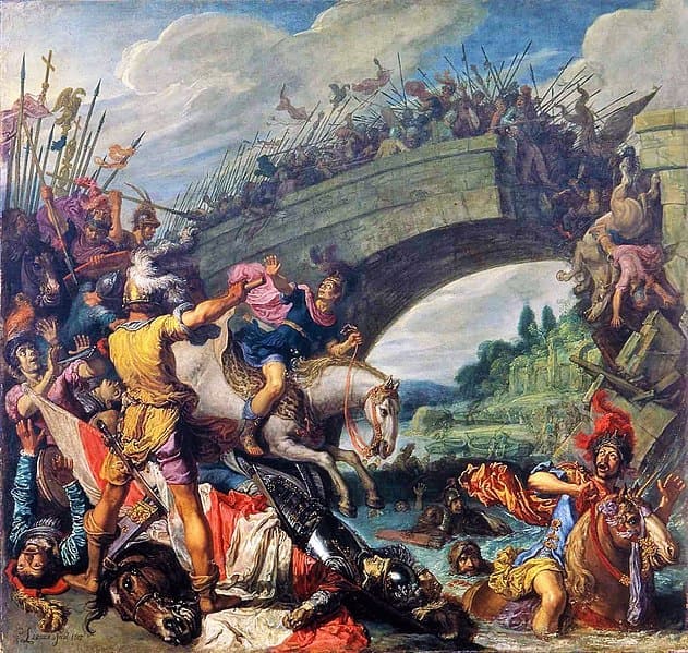 Константин,«Сим победишь», победа над Максенцием, битва на Мульвиевом мосту