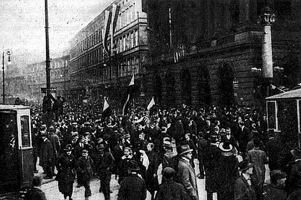 демонстрация,  Прага