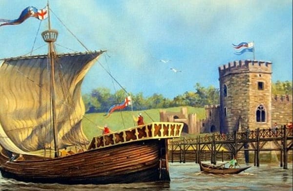 Корабль, Эдуард, Англия, защита, убежище 