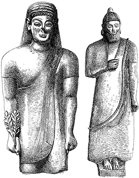 финикийцы, каменные статуи
