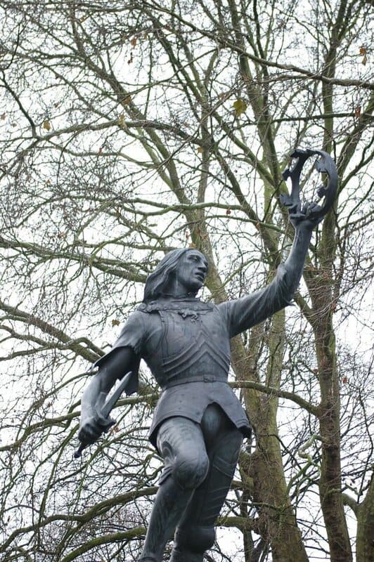 памятник, король, Ричард III,Лестер