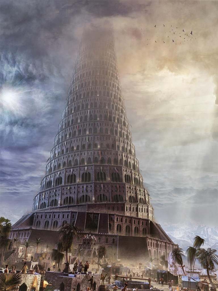 вавилонская башня, история вавилона, легенда