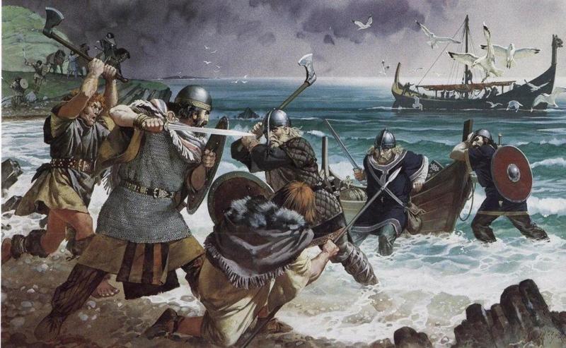 набеги викингов, побережье Ирландии, северные разбойники