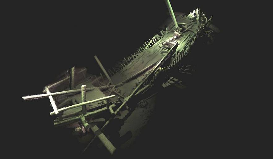 Фотограмметрическая модель затонувшего оттоманского корабля