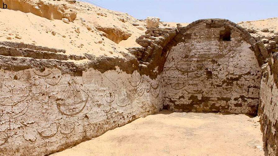 Вырытое под землей помещение находится неподалеку от гробницы фараона.