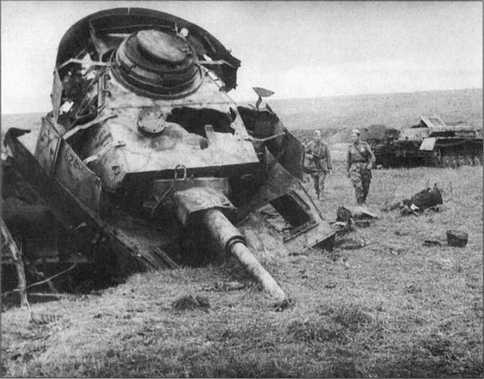Всё, что осталось от немецкого танка T IV. Вот он, перелом!