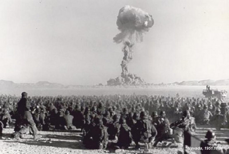 испытания ядерного оружия, ядерное оружие сша, учения desert rock
