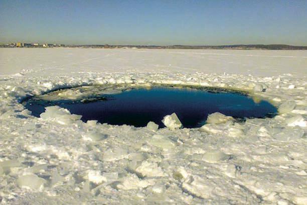 Место падения метеорита (озеро Чебаркуль)