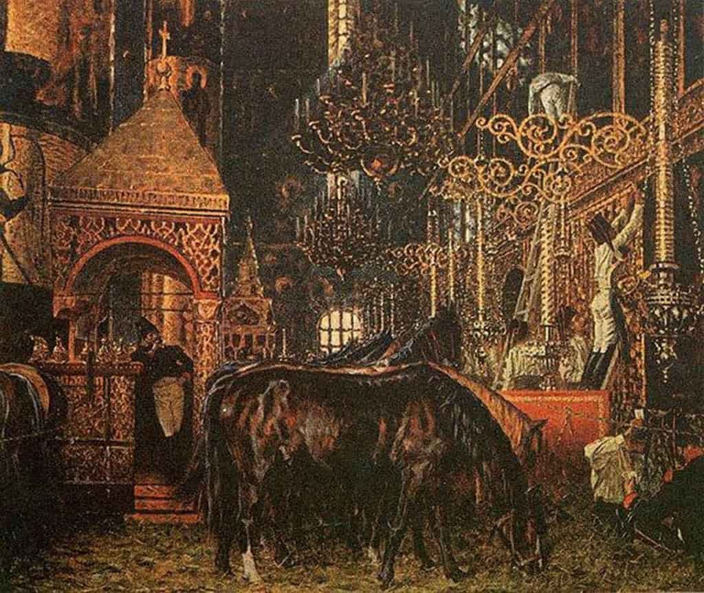 собор Успенский, цикл 1812 год, картина