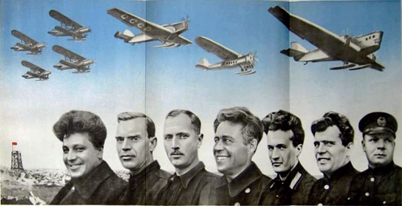 Герои, Советский Союз, летчики, спасение