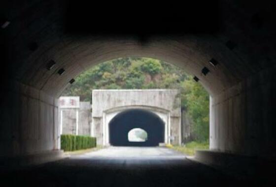 граница, Южная Корея, Кэсон, горы, туннель