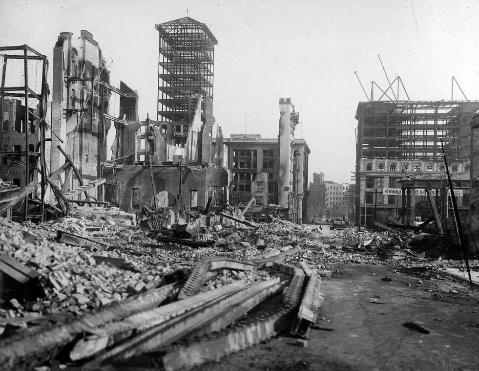 Сан-Франциско после землетрясения 1906 года