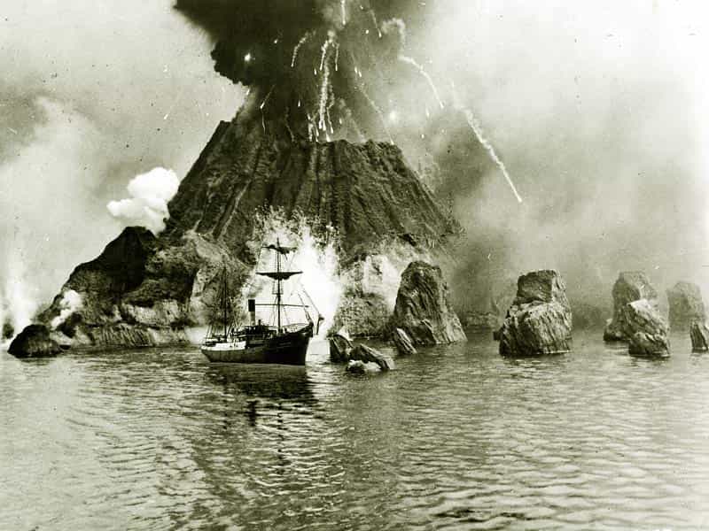 Извержение вулкана Кракатау в 1833 г.
