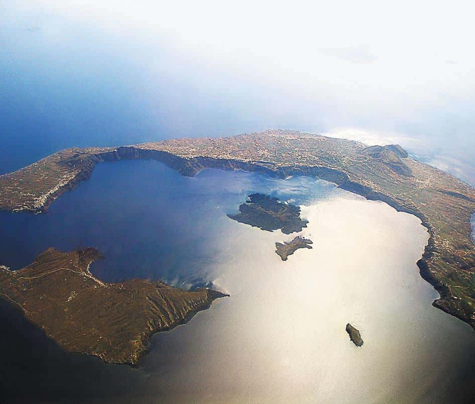 Остров Санторини (Греция) в нынешнее время