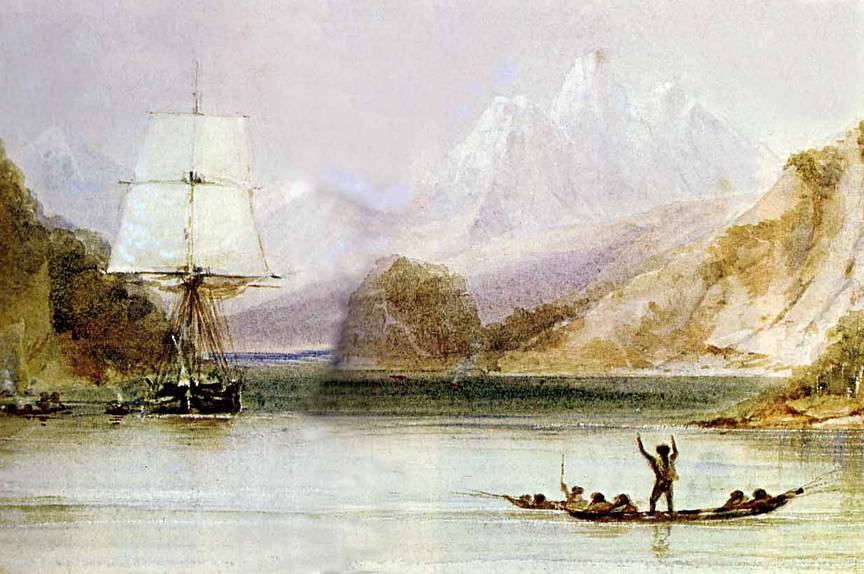 Пока «Бигль» производил съёмку береговой линии Южной Америки, <br>Дарвин начал строить теории о чудесах природы, окружавших его