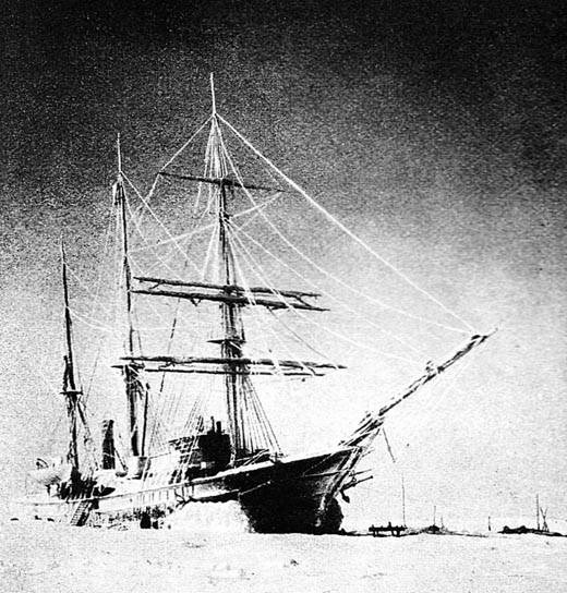 Шхуна «Заря» во время зимовки, 1902 год