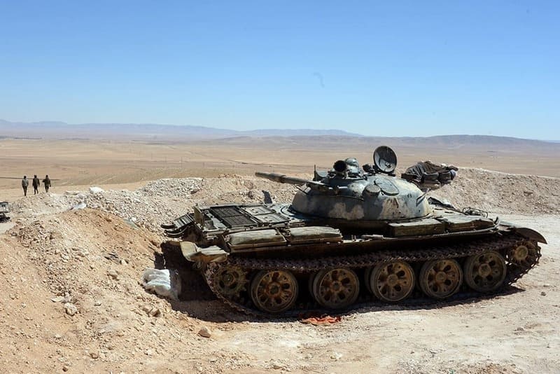 Сирия, танк, Т-60, Т-55