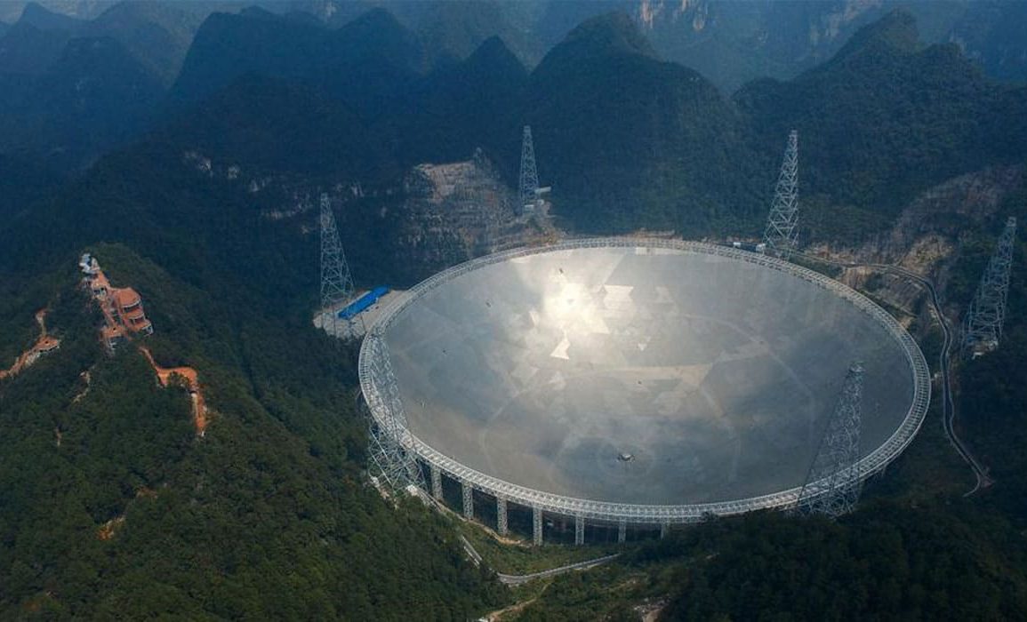 «Небесное око», проект, радиотелескоп, FAST ,Китай,  инопланетяне, внеземные цивилизации, поиск внеземного разума
