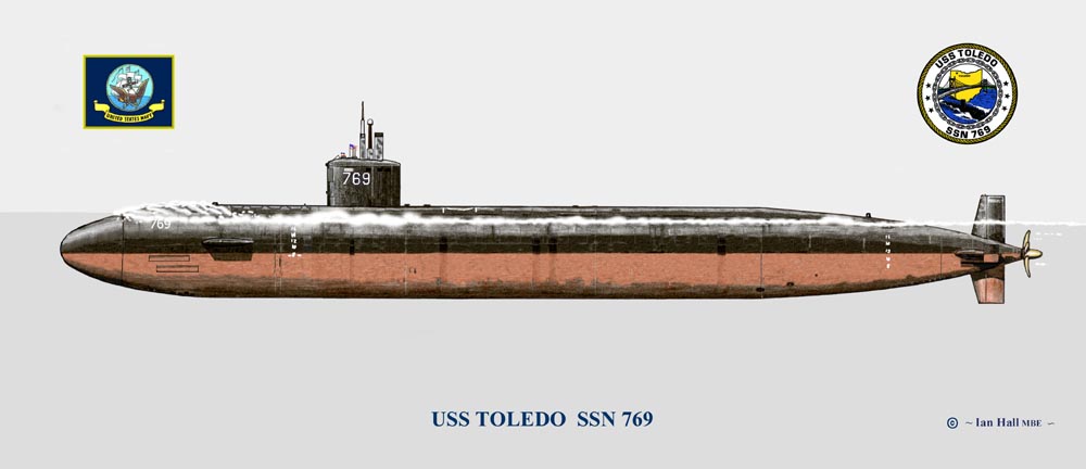 подводная лодка, субмарина, Арктика, США, лед, USS Toledo, типа «Лос-Анджелес»