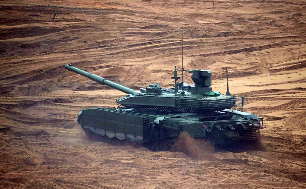 Т-90М, пушка 2А82-1М, пушка 125 мм, бронетехника России 2020
