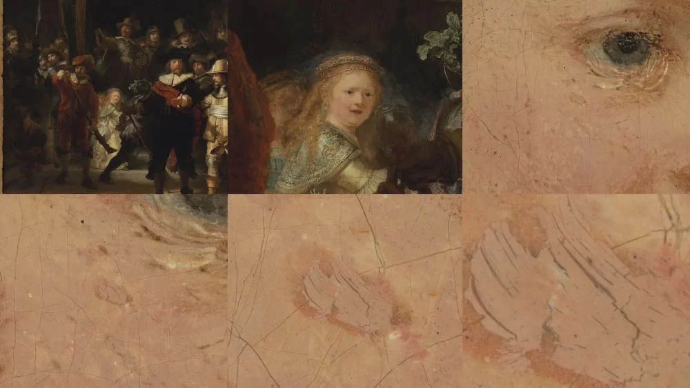Рембрандт, картина, скан, сканирование, «Ночной дозор», Rijksmuseum