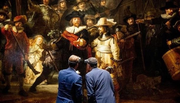 Рембрандт, картина, скан, сканирование, «Ночной дозор», Rijksmuseum