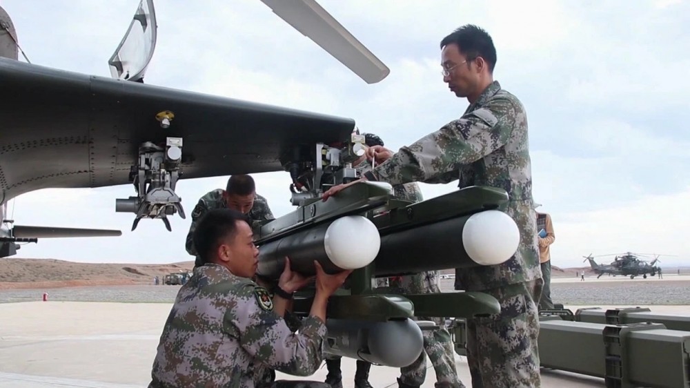 ПТУР, Китай, управляемая ракета, ракета, Blue Arrow, вертолет, Z-10