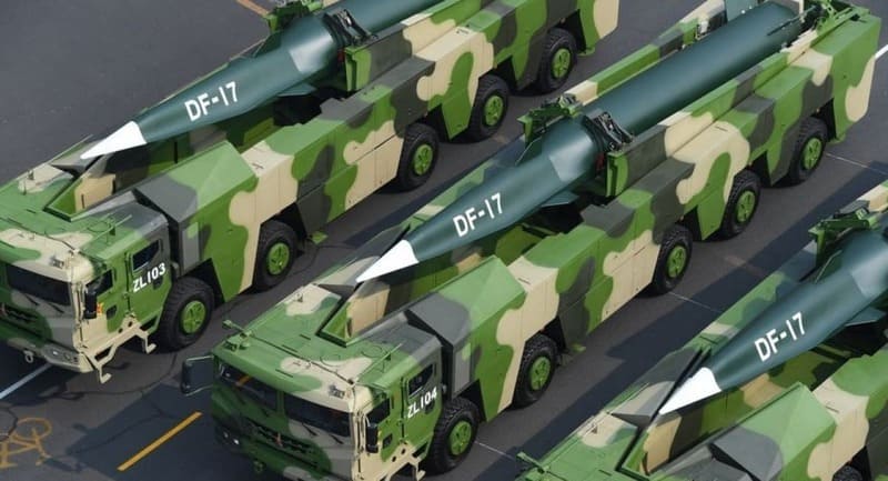 радар, Китай, гиперзвуковые ракеты DF-17