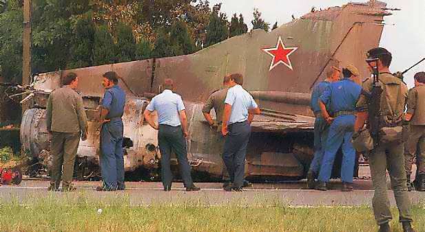 Самолет, истребитель, СССР, Бельгия, катастрофа, Скуридин, Миг-23