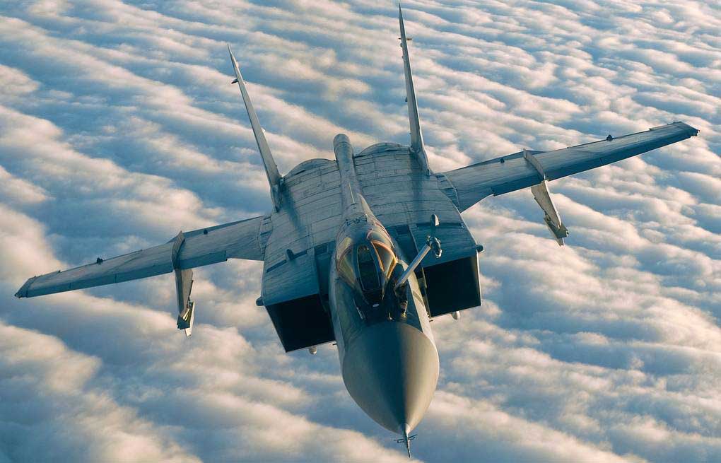 истребитель, МиГ-31БМ, видео, тренировочный полет, стратосфера