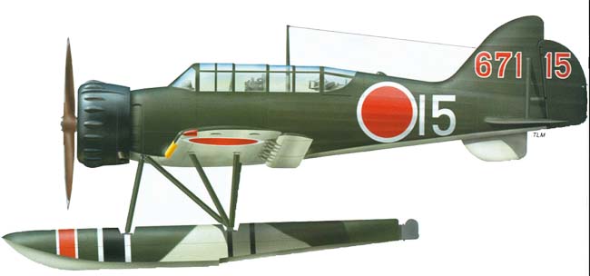 Японский лодочный самолет Е14W1