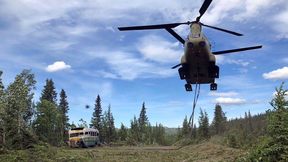 Аляска, Magic Bus, парк Денали, вертолетом, Chinook, «В диких условиях», «Into the Wild, Шон Пен, Кристофер МакКэндлесс.