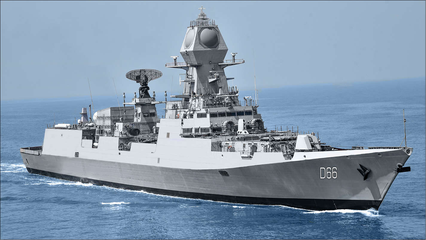 Visakhapatnam, эсминец, Индия, проект  15В, Северное конструкторское бюро, Россия