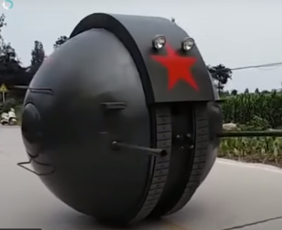 шаротанк, шаровидный танк, СССР, Китай, танк, Сталин