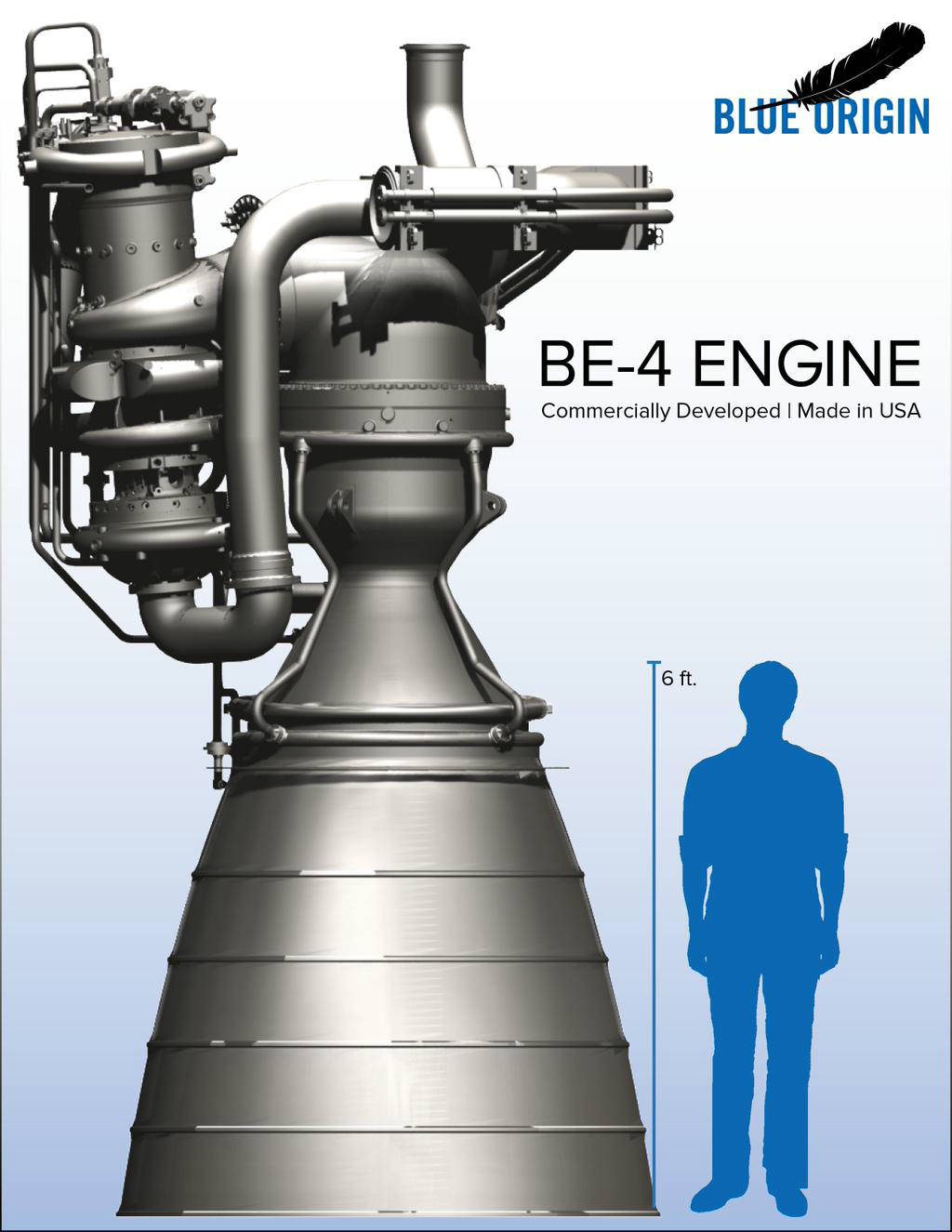 двигатель, BE-4, Blue Origin, РД-180, ракета, Vulcan
