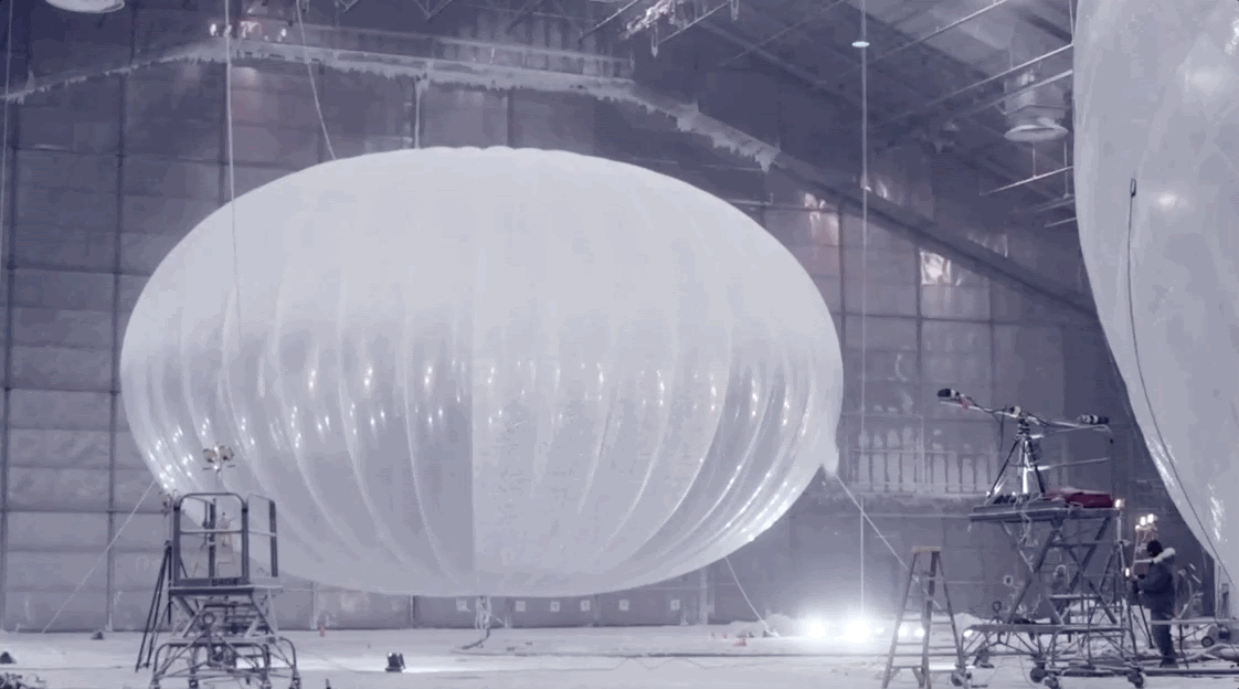 Воздушный шар Google раздает интернет. Рекорд в стратосфере