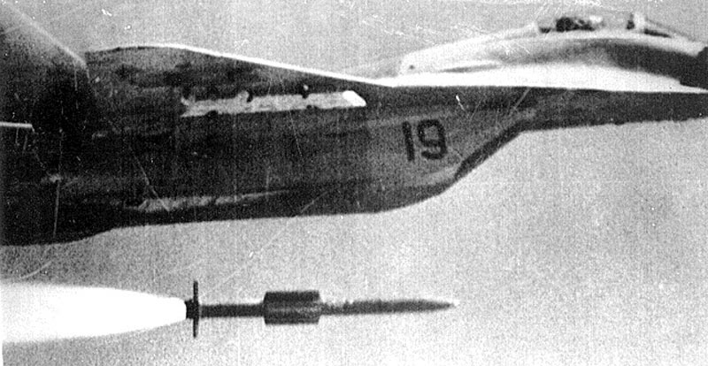 пуск ракеты, испыталельный пуск, самолет миг-29