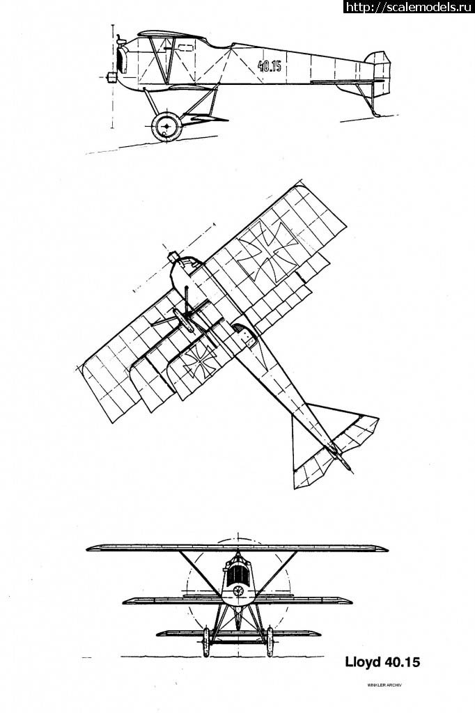 истребитель, Ллойд 40.15, ВВС Австро-Венгрии,  самолет, Авиатик C