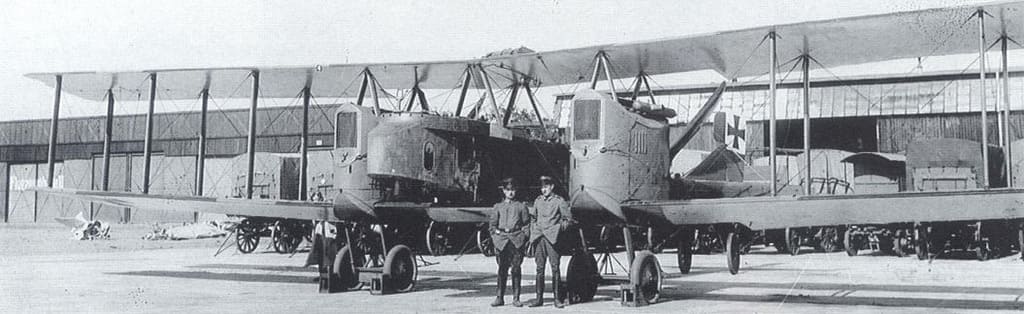 самолет Гота G III, Западный фронт, аэродром