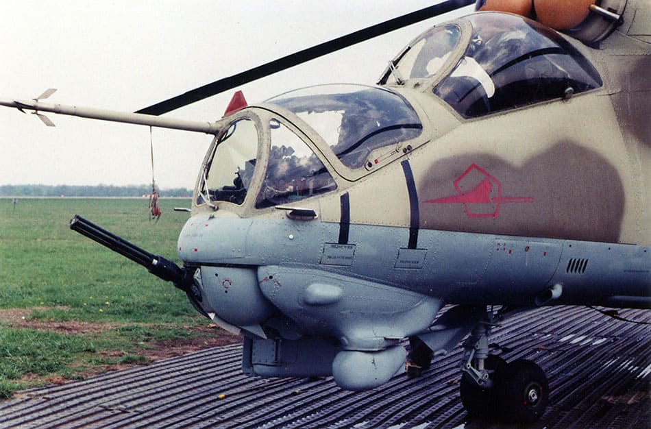 пулемет ЯкБ, УСПУ-24 вертолета Ми-24Д
