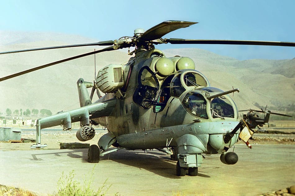 сверхскорострельный пулемет ЯкБ, боевой вертолет Ми-24В