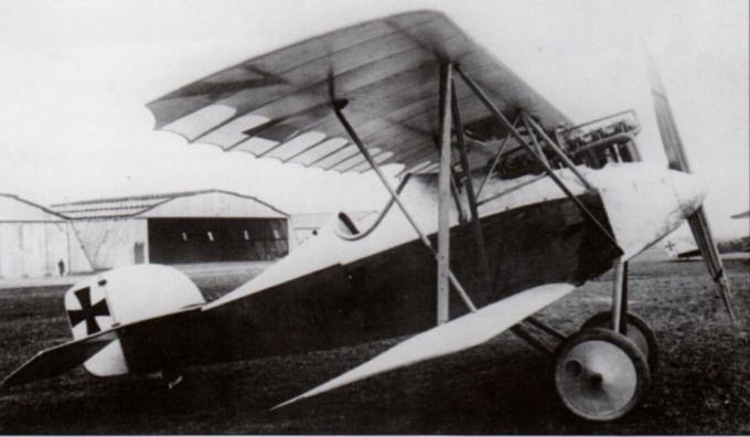 истребитель Кноллер Доппельдеккер, Австро-Венгрия, самолет