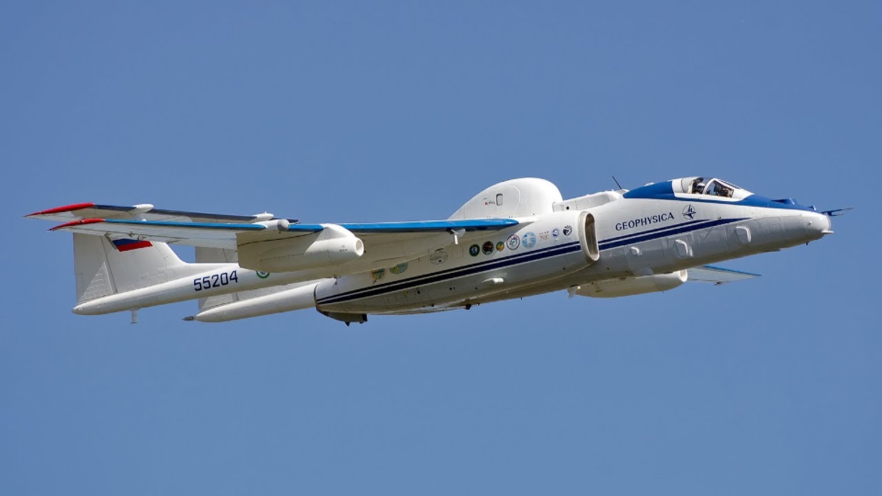 самолет м-55, геофизика, научная аппаратура