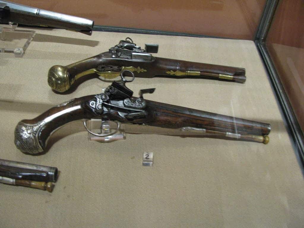 Пистолеты испанских моряков XVIII века