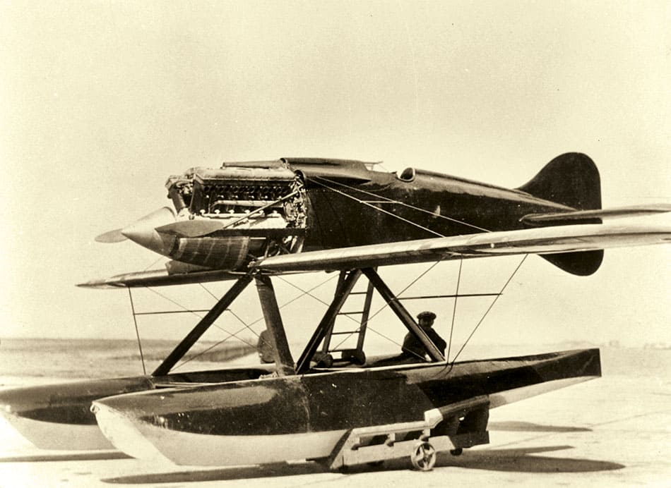 гоночный моноплан Макки М.39, мотор ФИАТ, аэроклуб