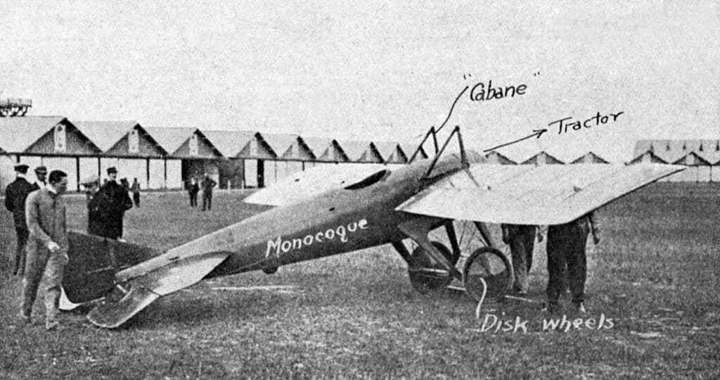 гоночный самолет, Депердюссен Тип D Монокок, Франция