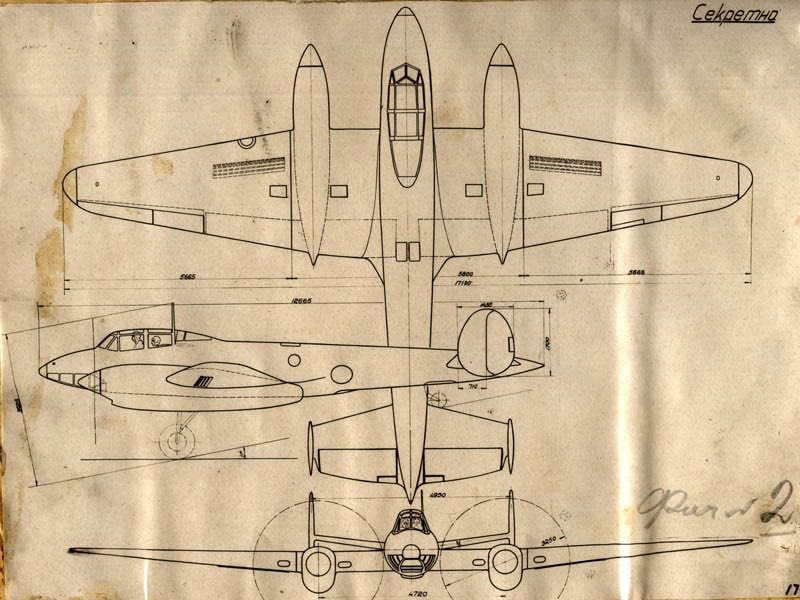 советский бомбардировщик, бомбардировщик пб-100, общий вид самолета