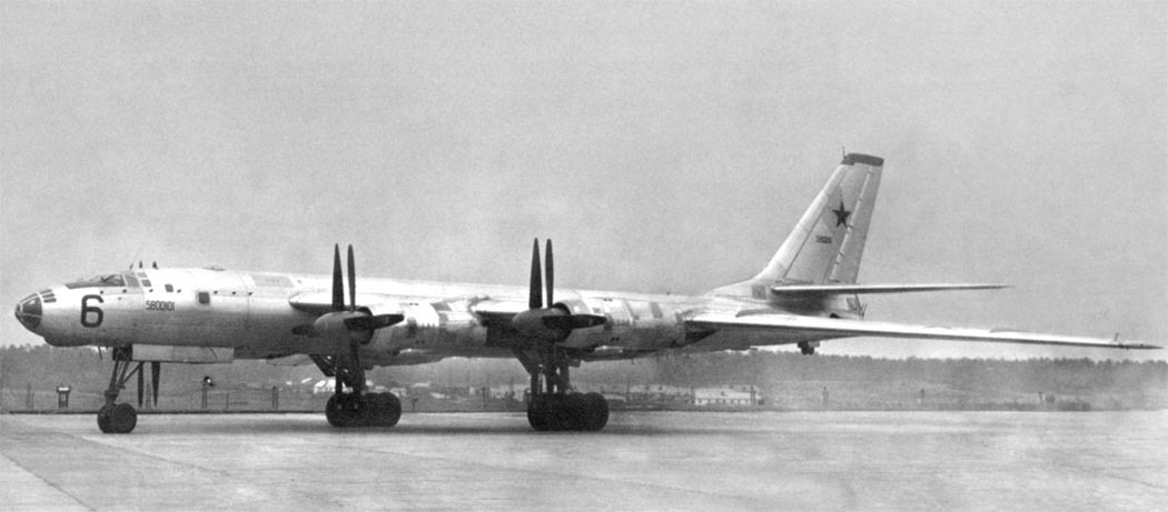 самолет ту-95, первая серия модификации, модификация без буквы