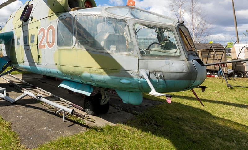 вертолет В-24, опора шасси, Ми-24, вооружение