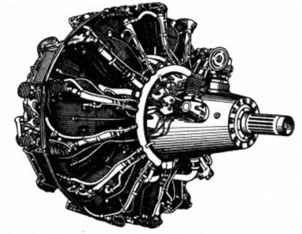 авиационный двигатель, авиация, мотор М-82НВ